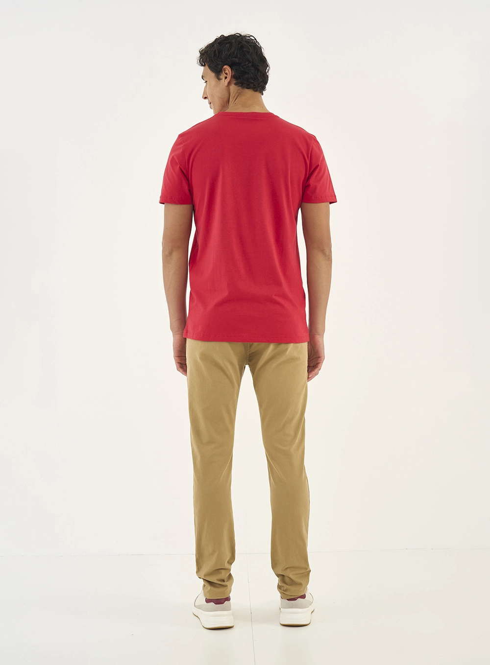 Calça Sarja Skinny Masculina Felipe Bege