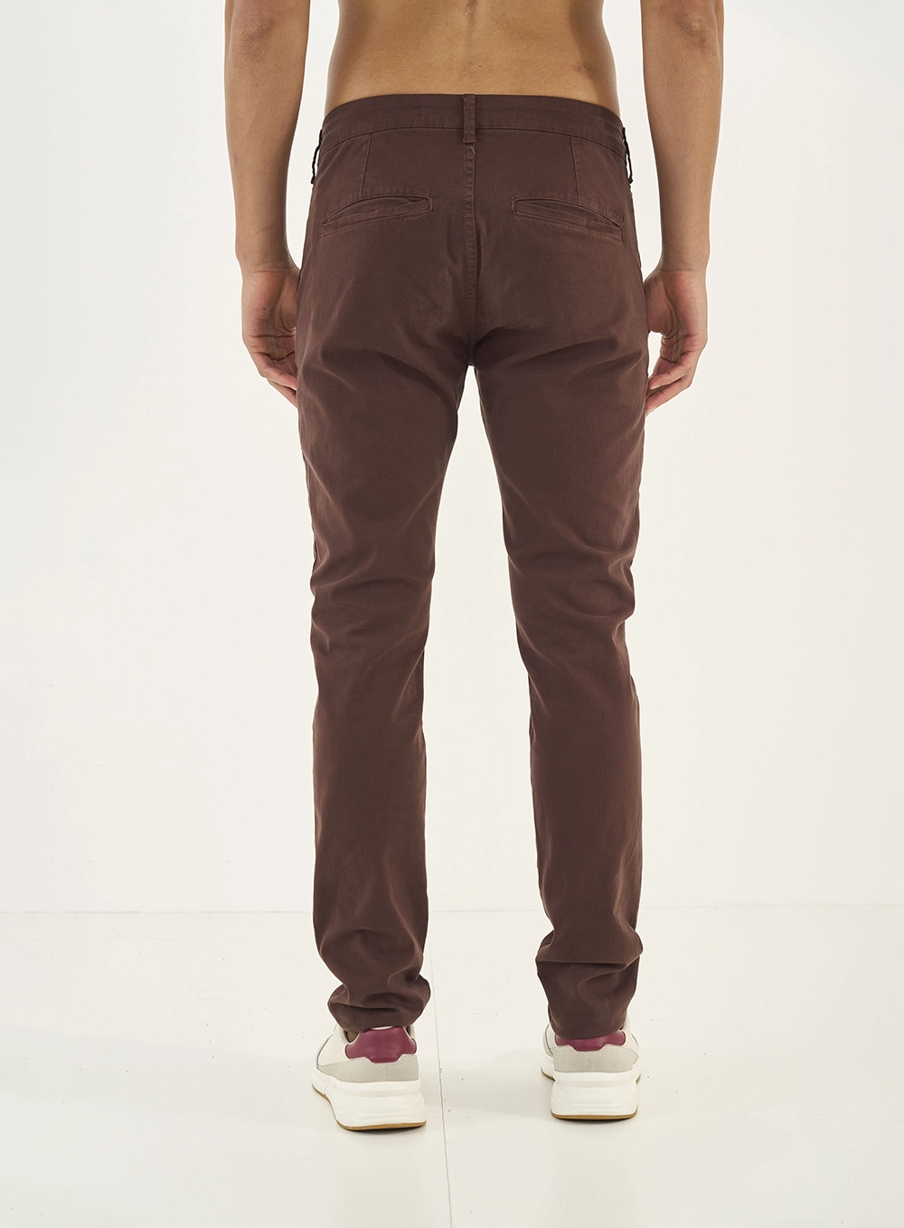 Calça Sarja Skinny Masculina Felipe Marrom