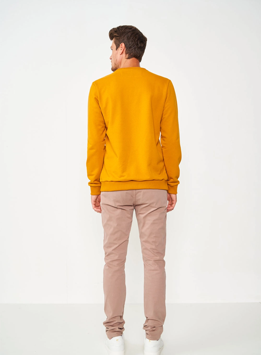 Calça Sarja Skinny Masculina Felipe Bege