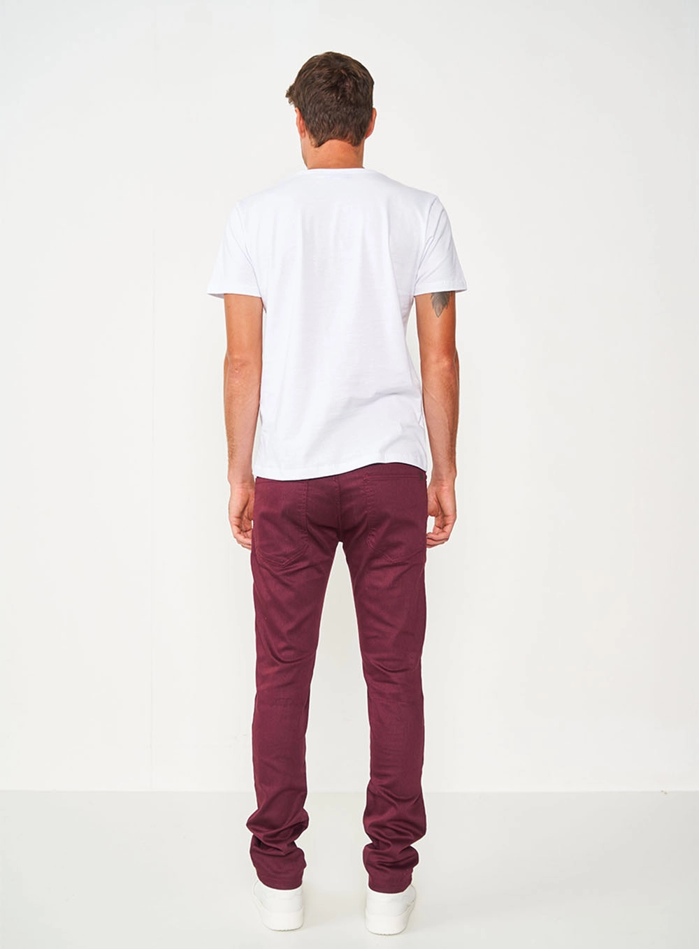 Calça Felipe Skinny Bordô Bloodstone