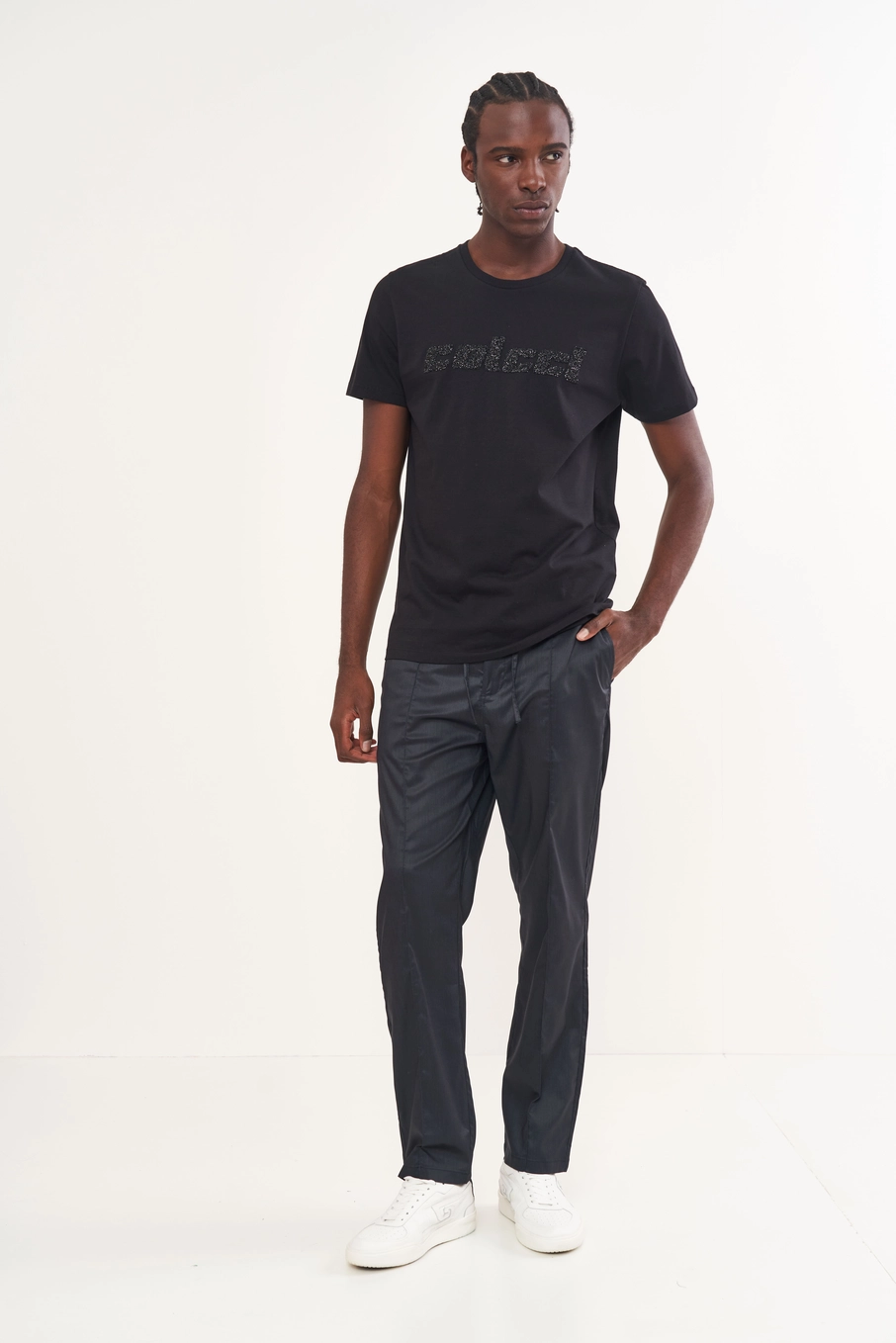 Calça Jogger Alfaiataria Azul