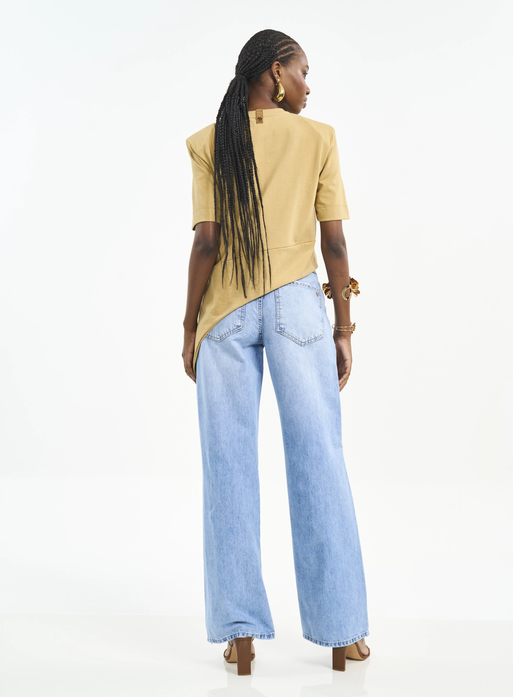Calça Jeans Juliette Wide Leg Índigo