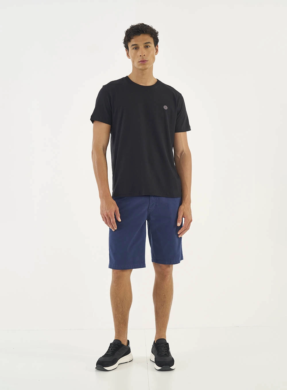 Bermuda Sarja Chino Azul