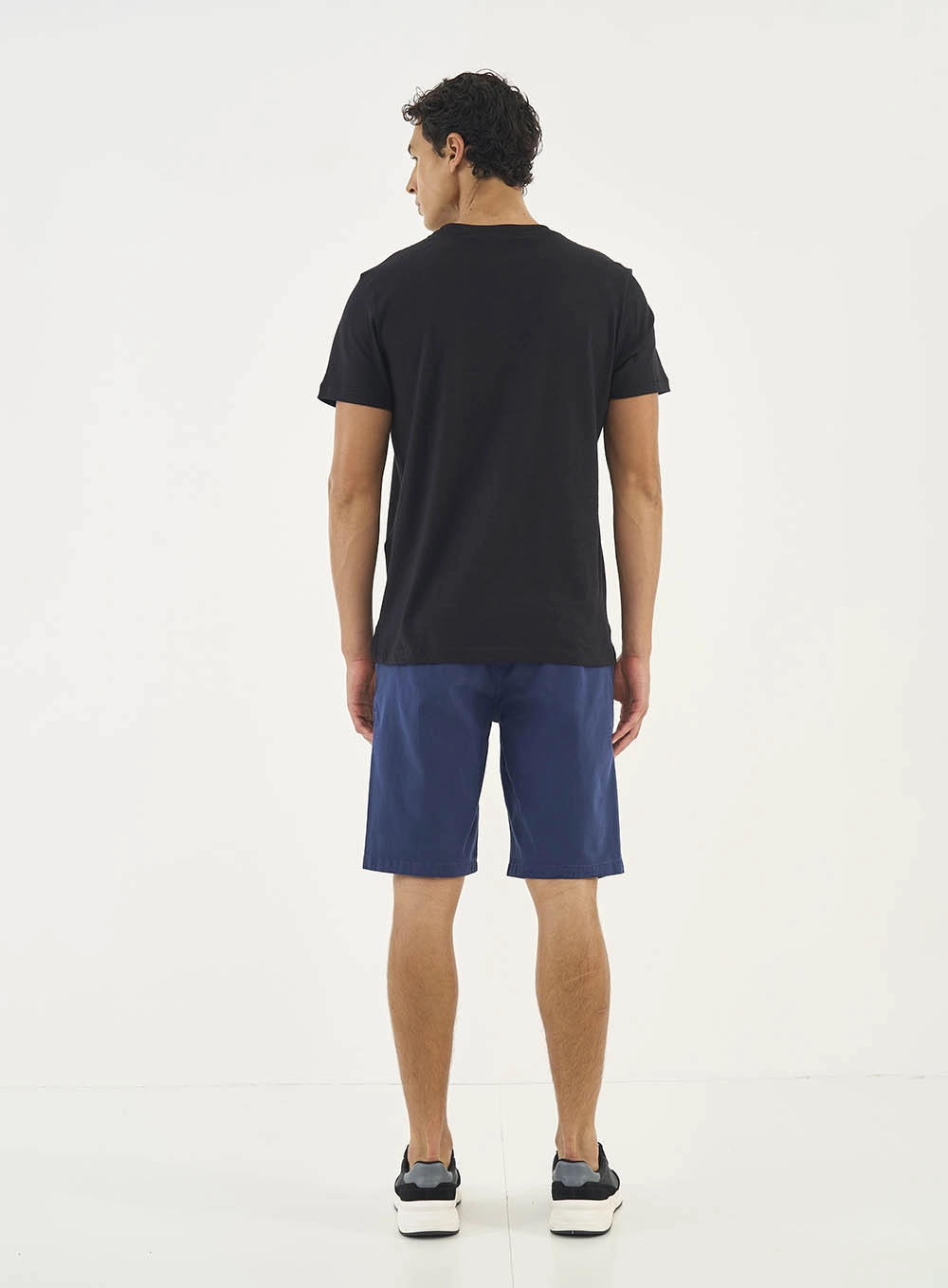 Bermuda Sarja Chino Azul