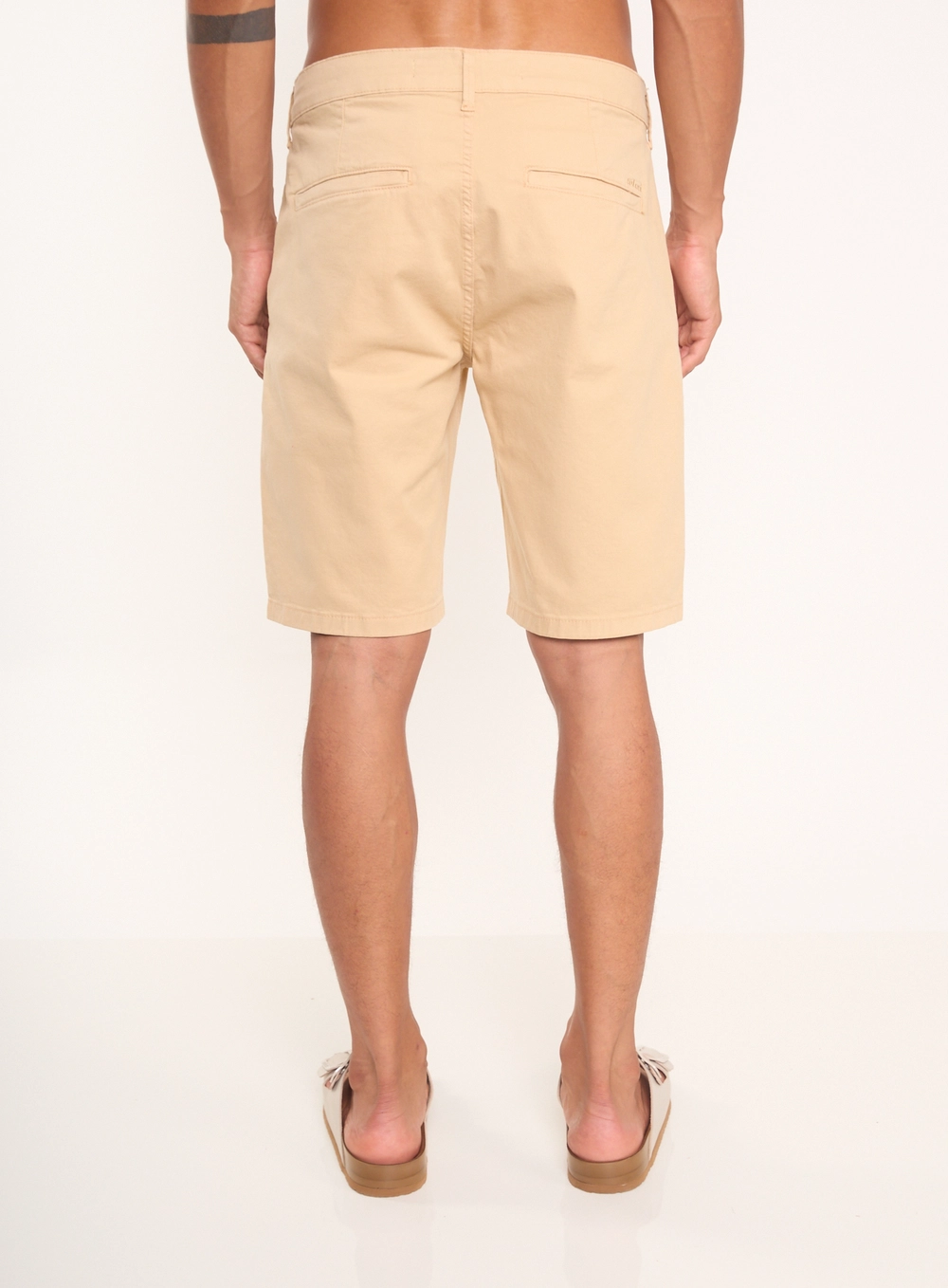 Bermuda Sarja Chino Bege