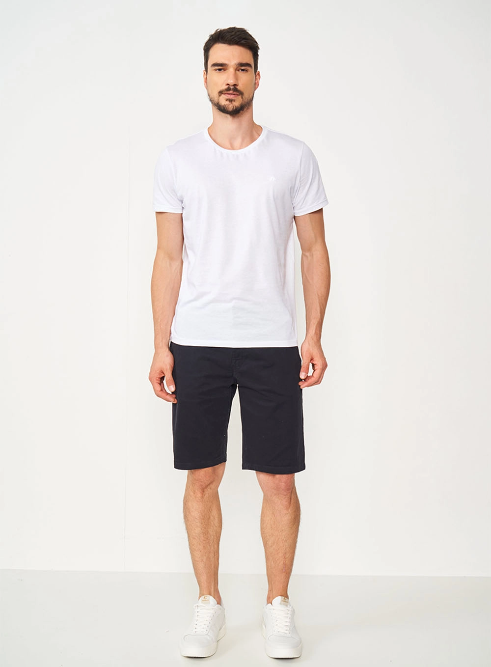 Bermuda Sarja Chino Preto