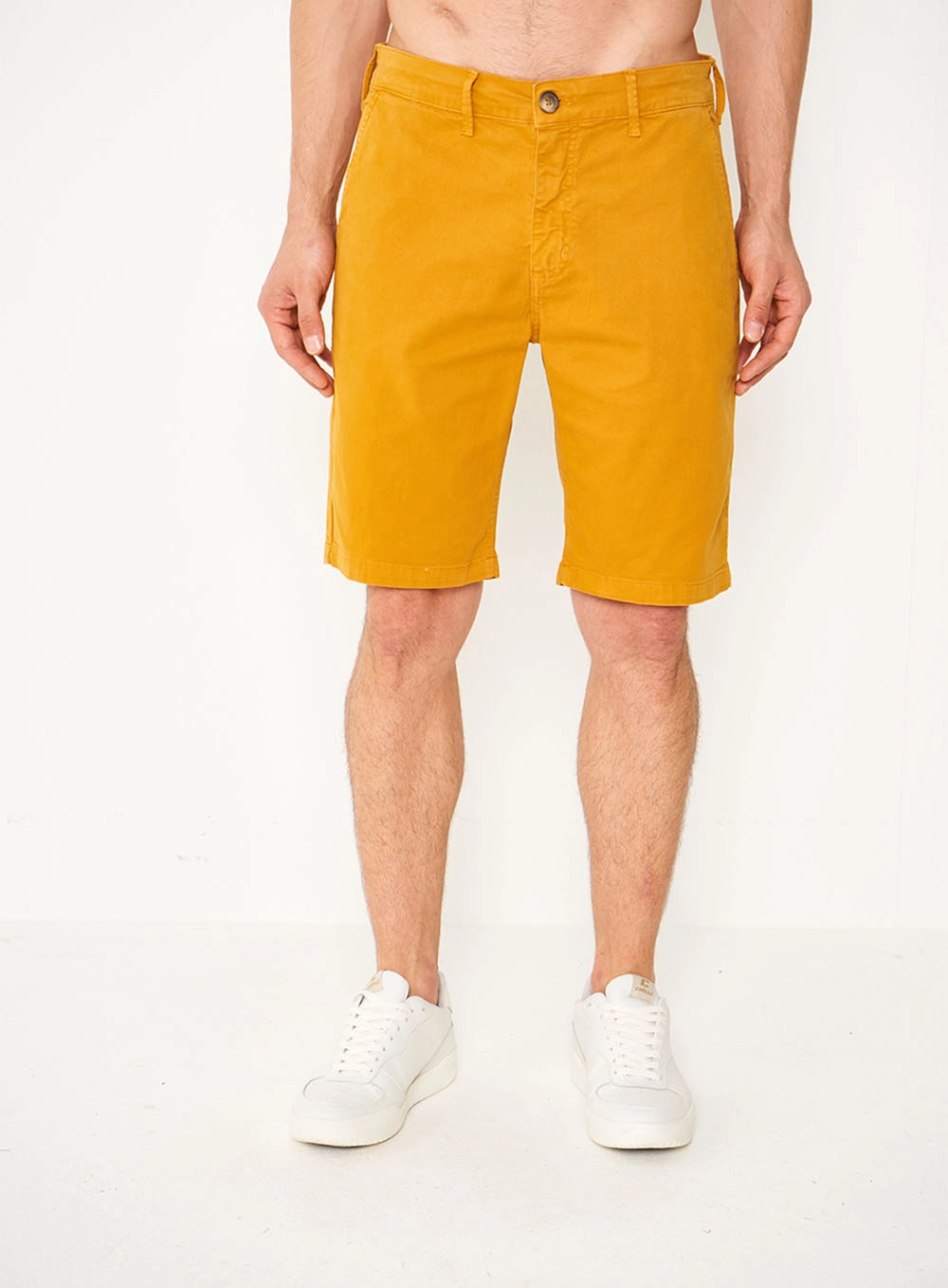 Bermuda Sarja Chino Amarelo