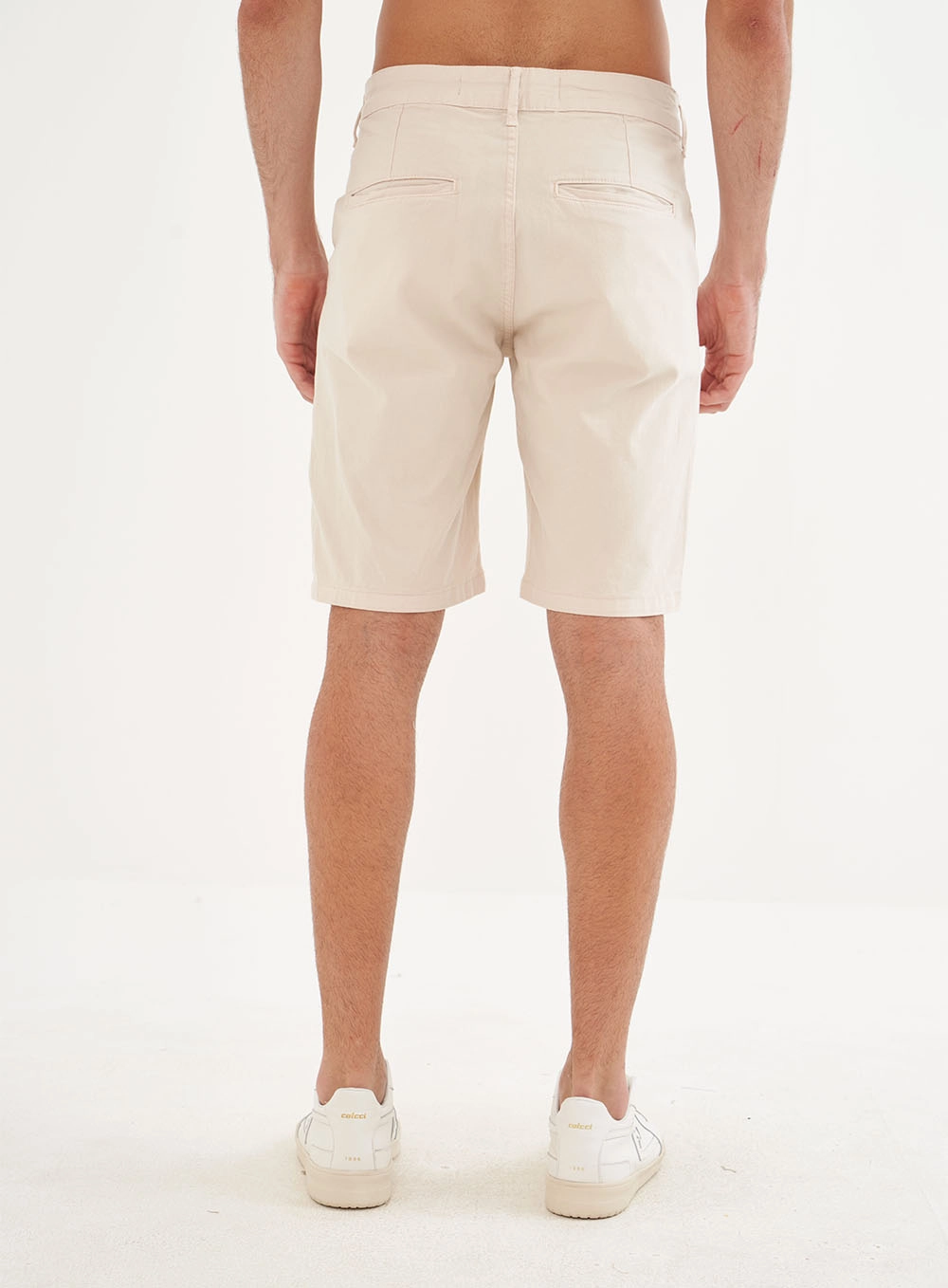 Bermuda Sarja Chino Bege