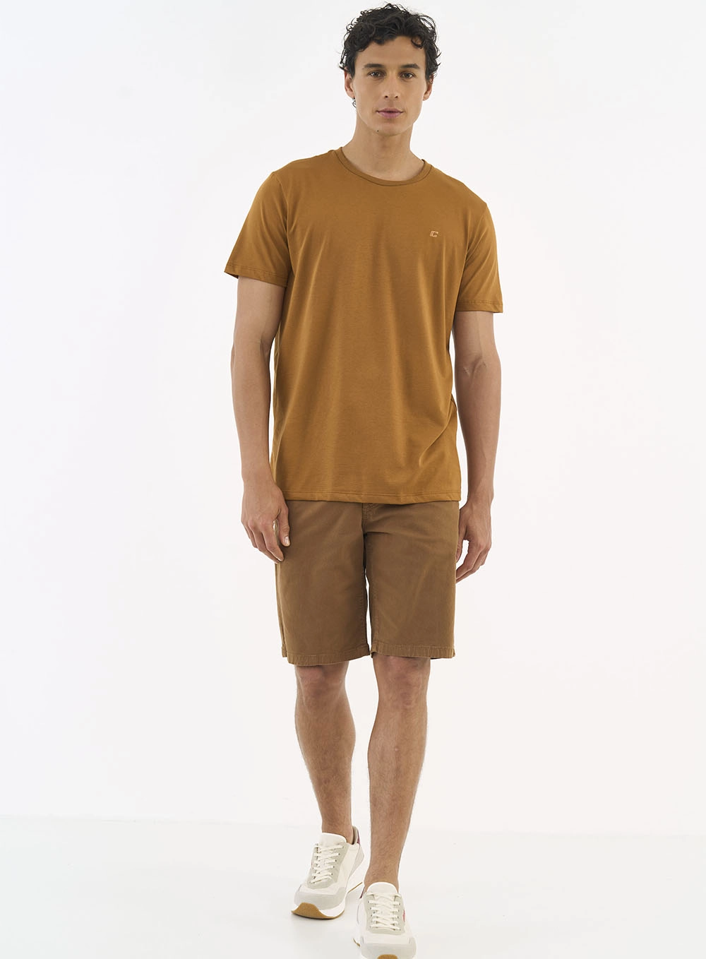 Bermuda Sarja Chino Marrom Ju