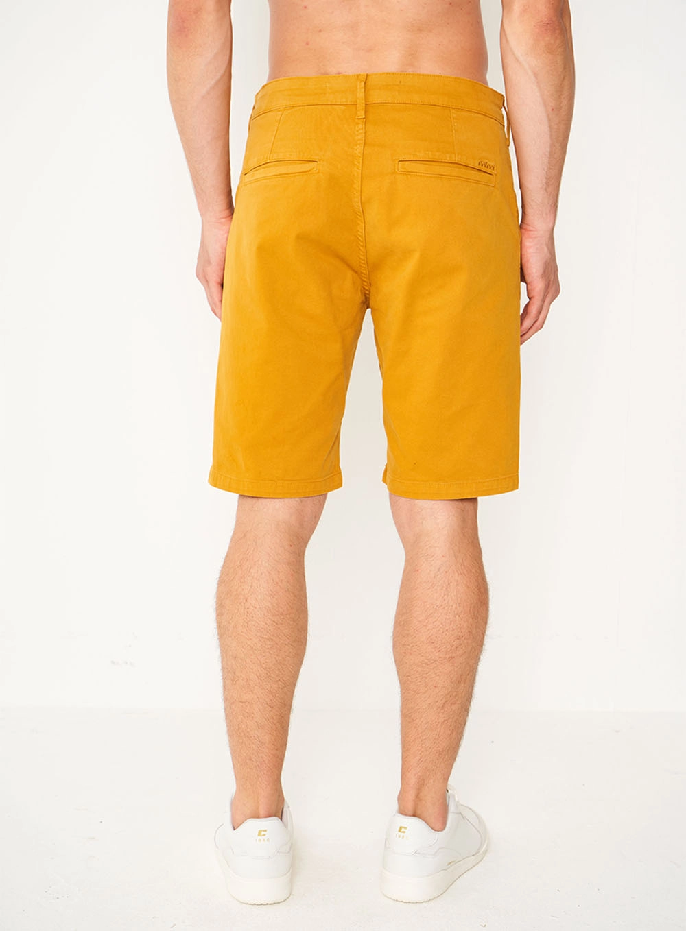 Bermuda Sarja Chino Amarelo