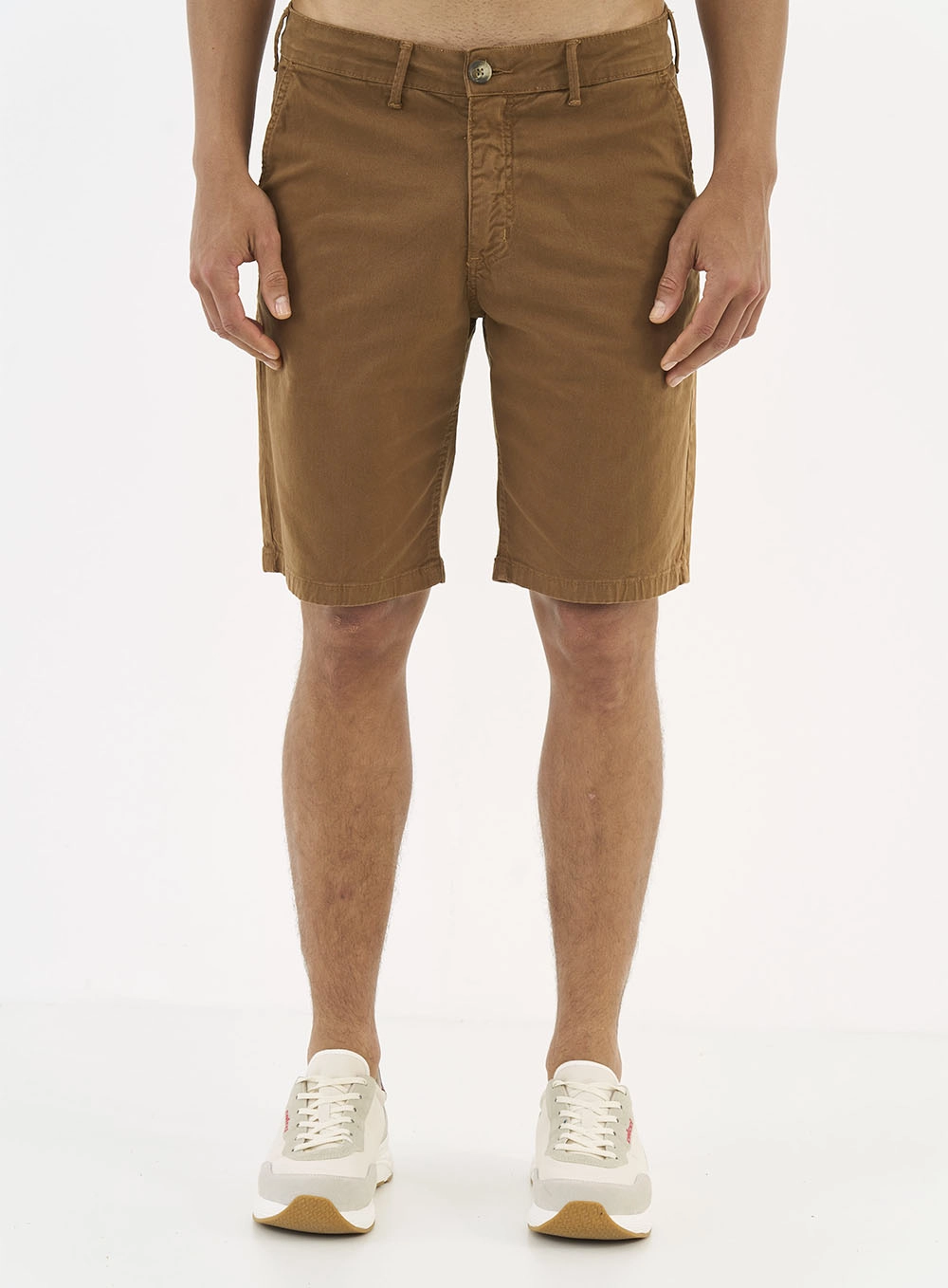 Bermuda Sarja Chino Marrom Ju