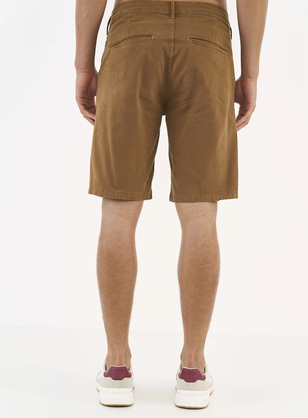 Bermuda Sarja Chino Marrom Ju