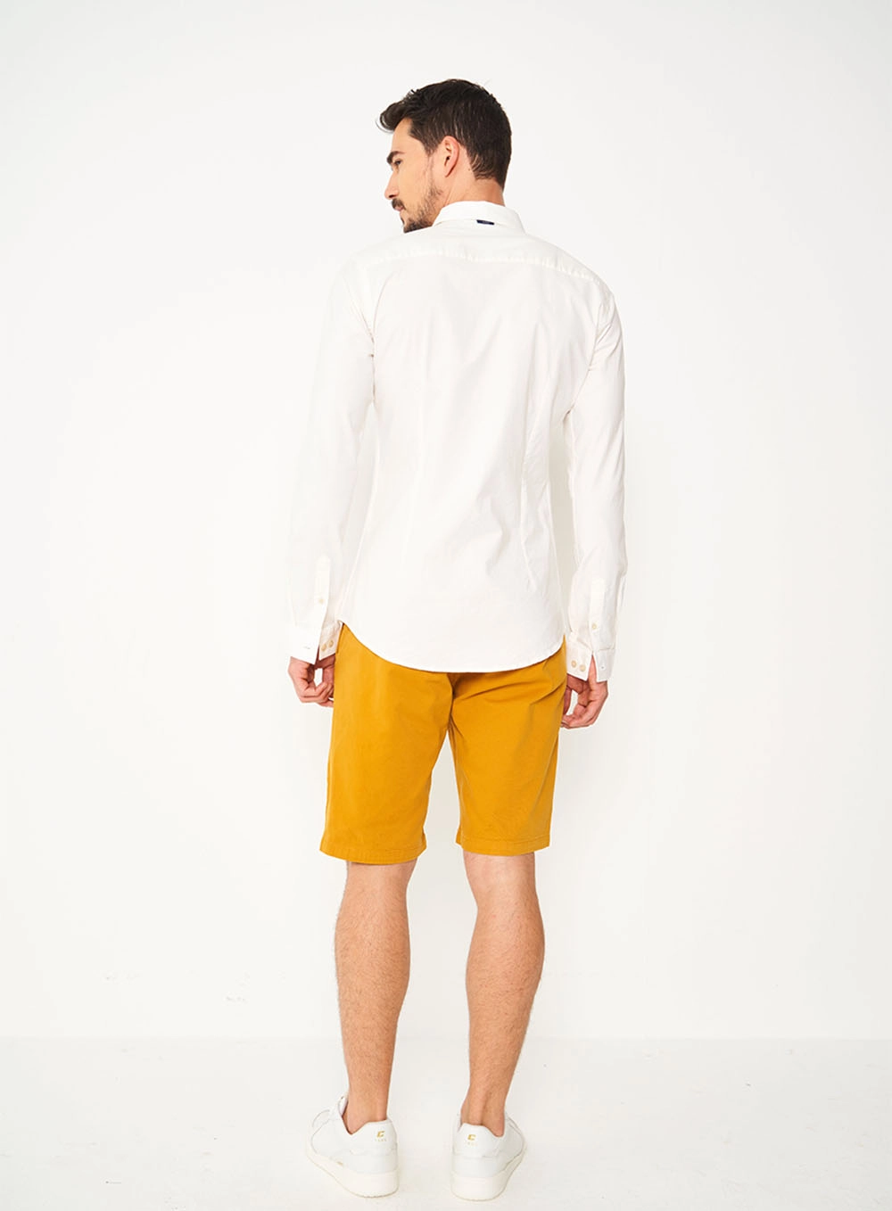 Bermuda Sarja Chino Amarelo