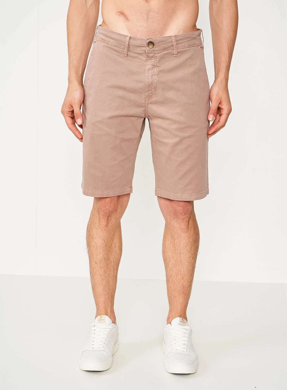 Bermuda Sarja Chino Bege