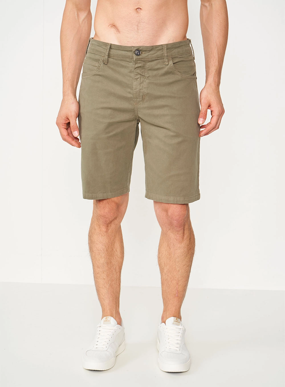 Bermuda Sarja Davi Slim Verde Dragon