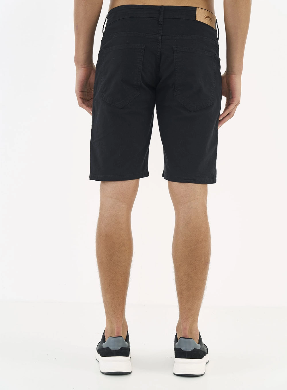 Bermuda Sarja Davi Slim Preto