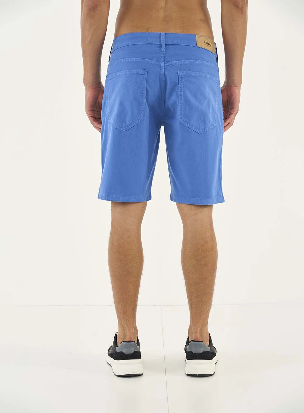 Bermuda Sarja Davi Slim Azul