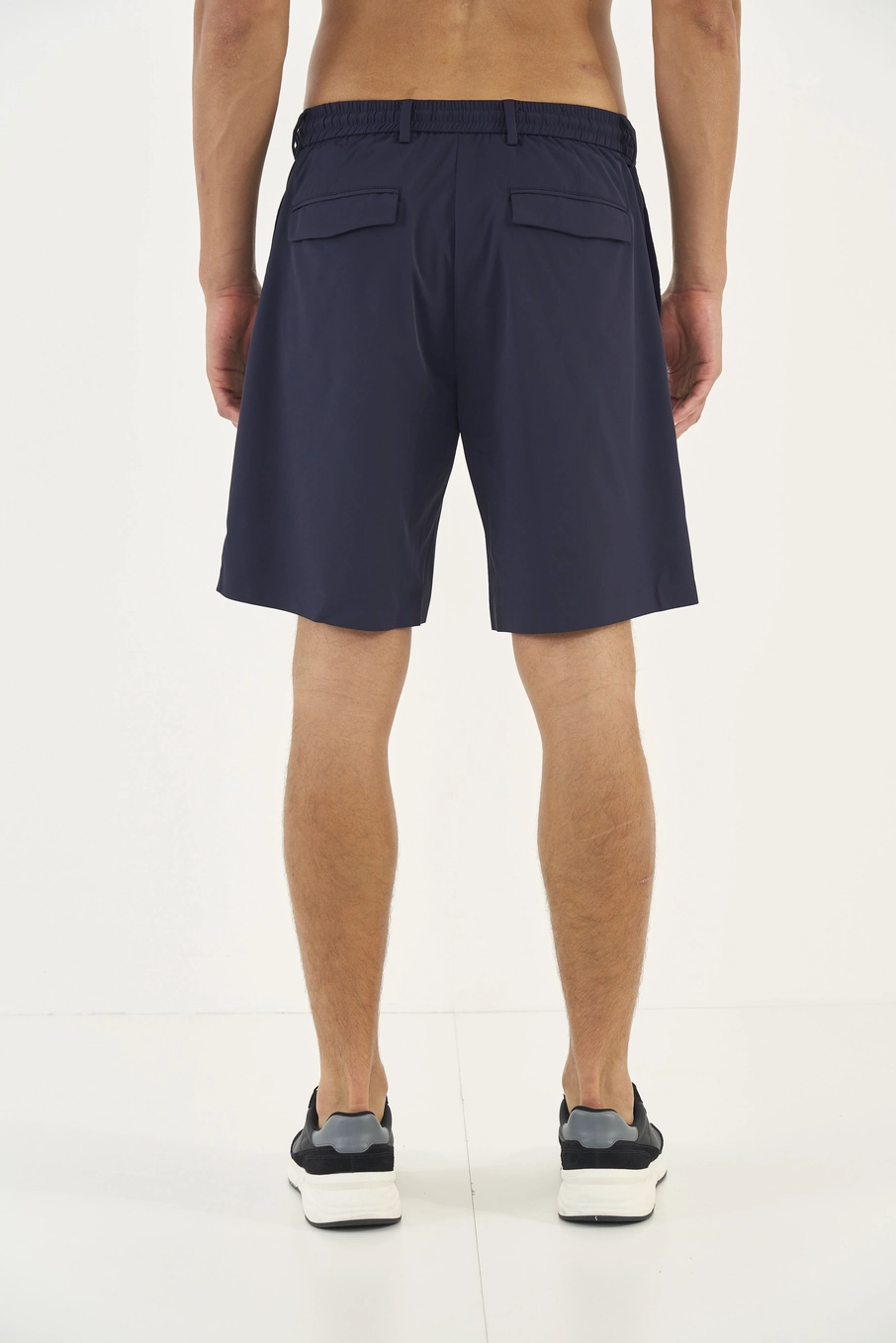 Bermuda Alfaiataria Flex Azul Darkness
