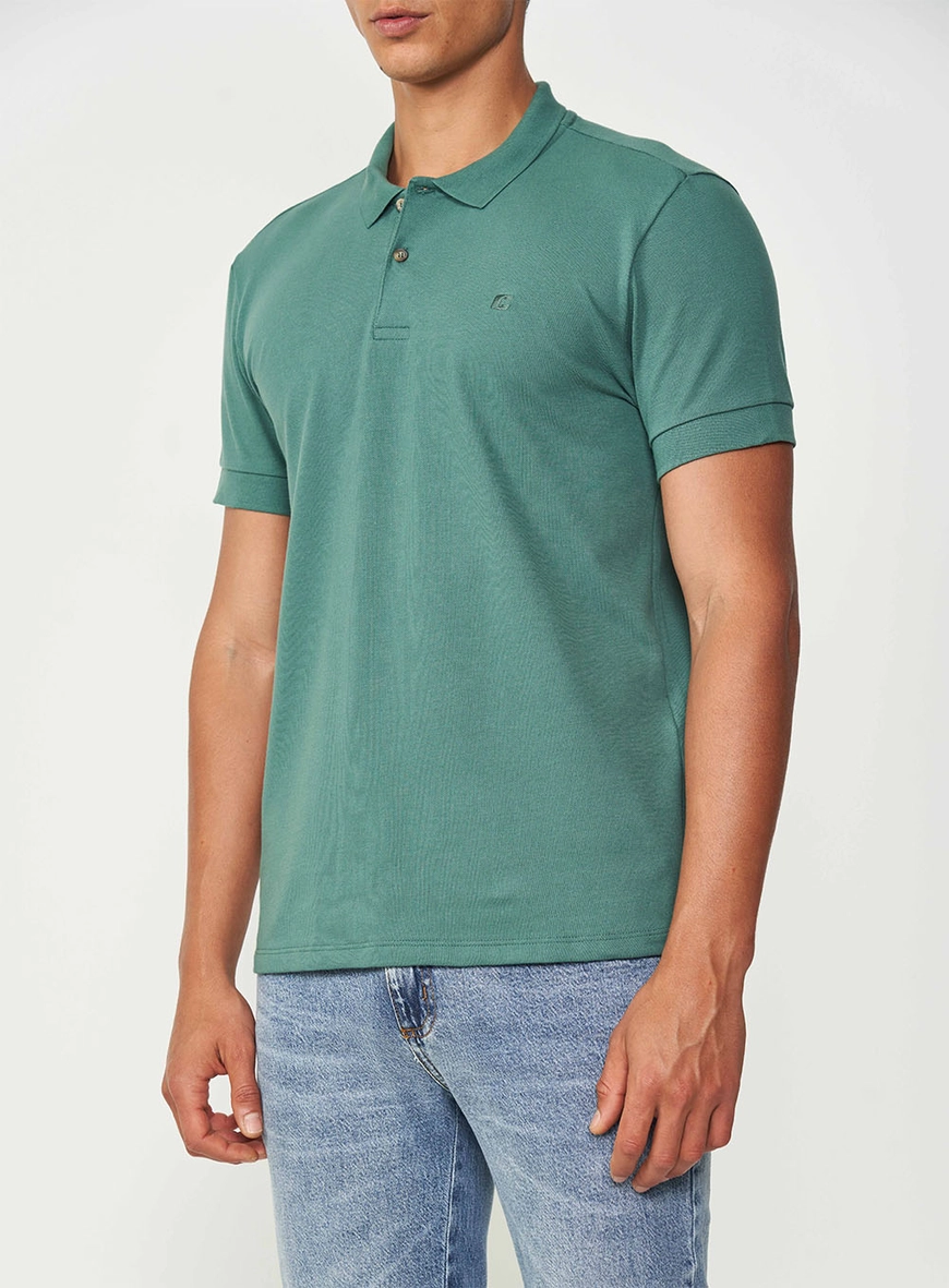 Camisa Polo Masculina Essential Flex Algodão Pima