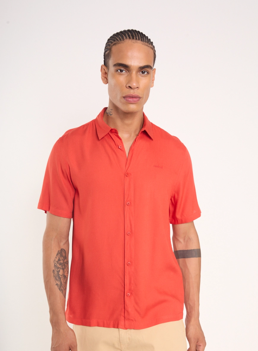 Camisa Relax Manga Curta