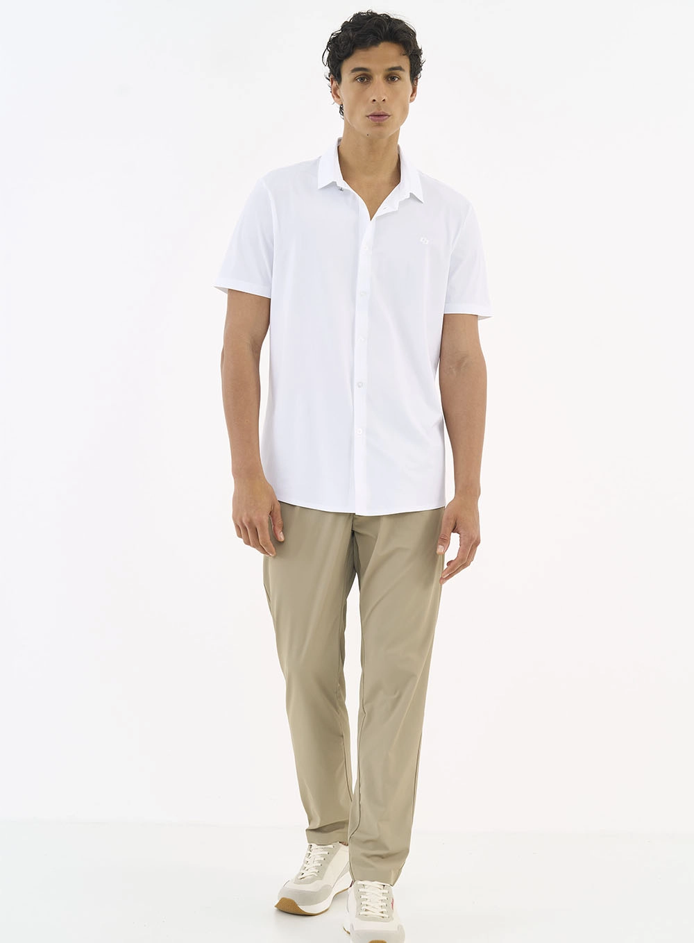 Camisa Manga Curta Flex Poliamida Off Shell
