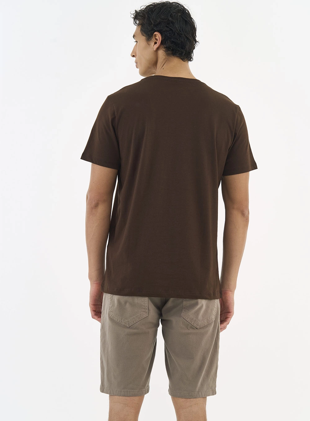 Camiseta Masculina Essential Marrom