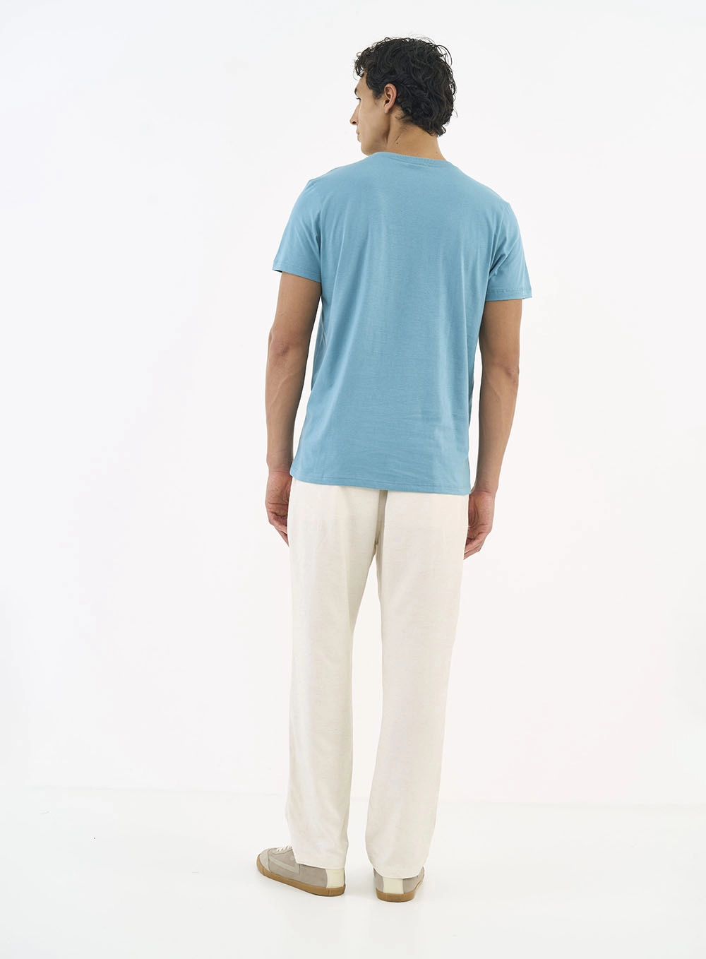 Camiseta Masculina Essential Azul Empire Blue