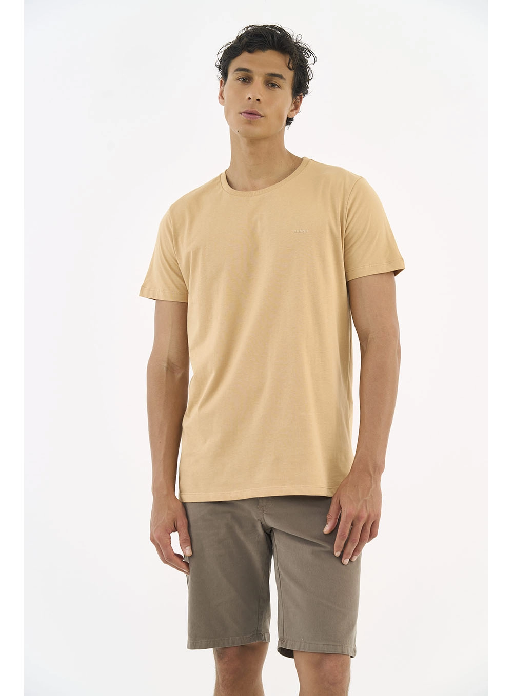 Camiseta Masculina Essential Bege Bear