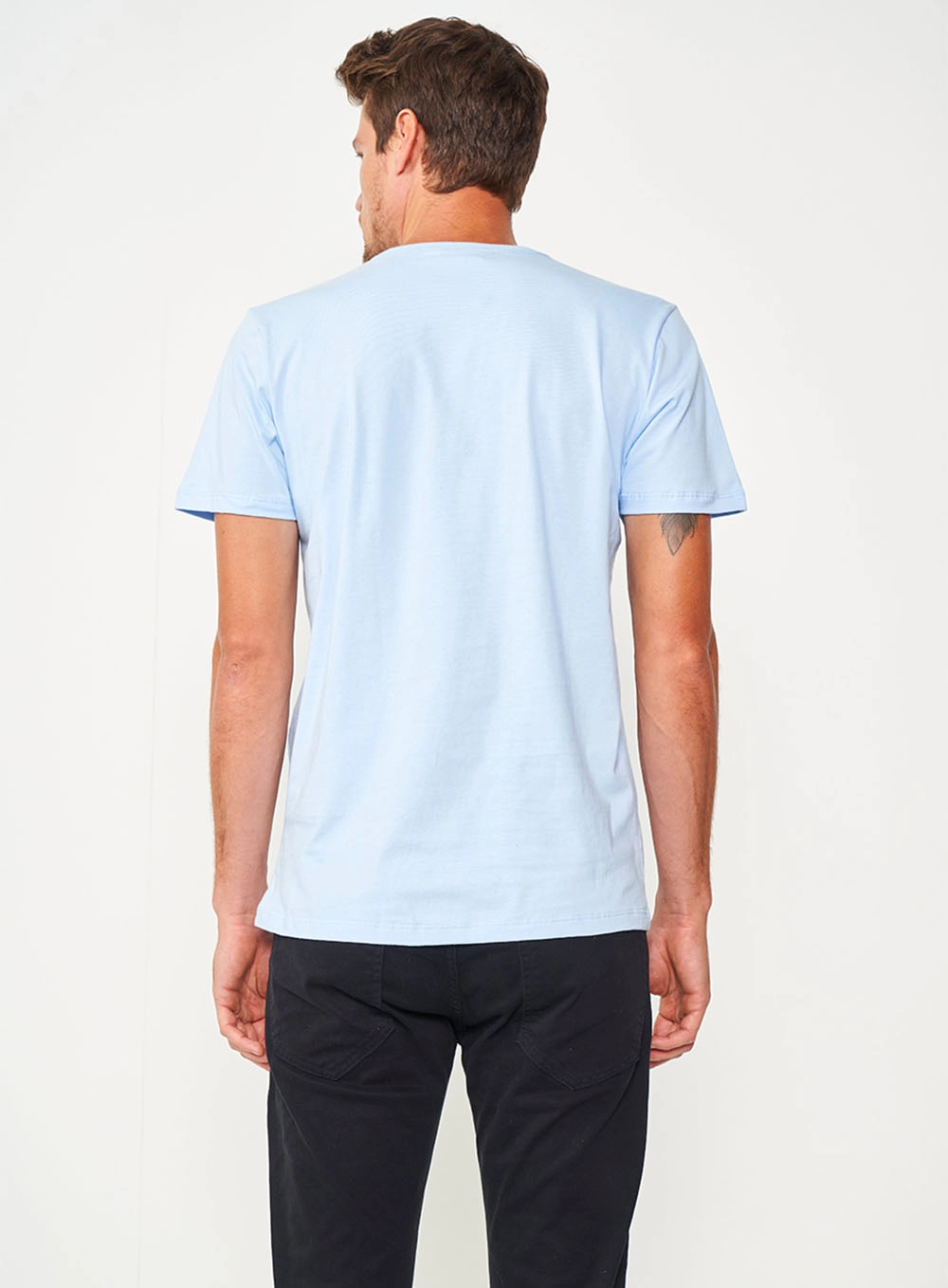 Camiseta Masculina Essential Azul Cashmere