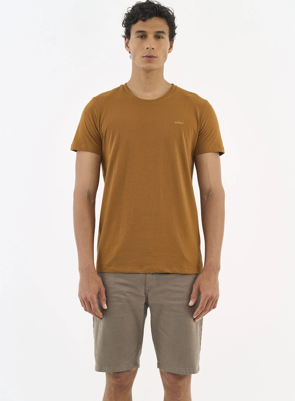 Camiseta Masculina Essential Marrom