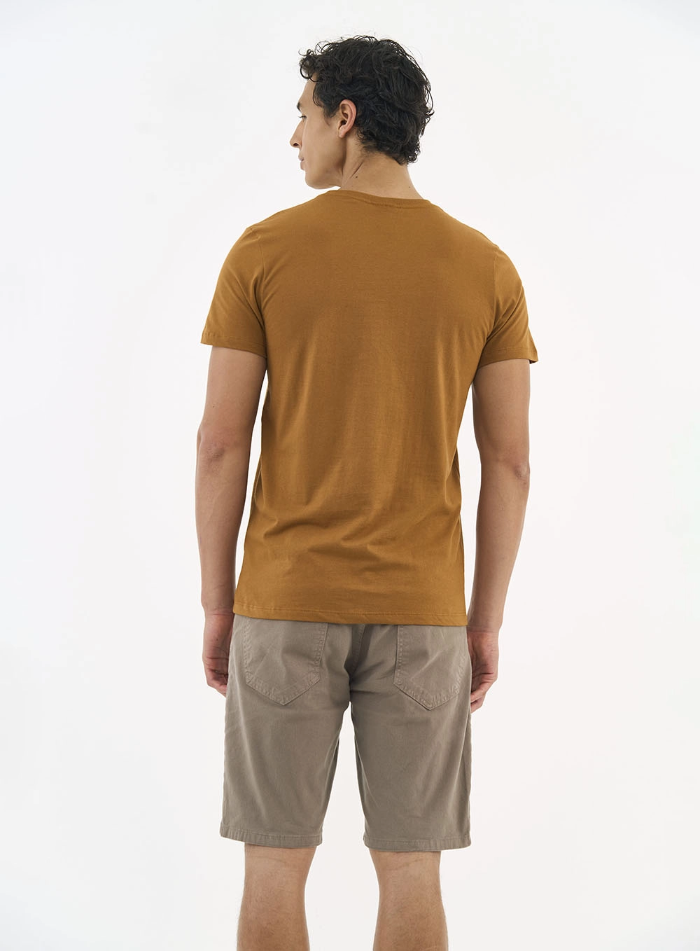 Camiseta Masculina Essential Marrom