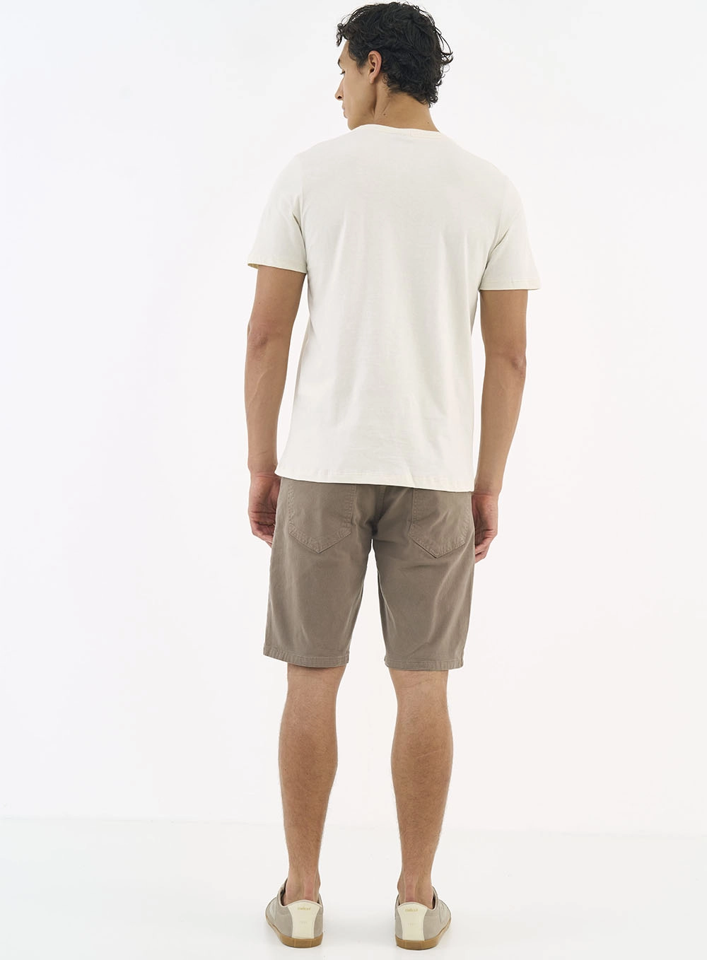 Camiseta Masculina Essential Bege Italian