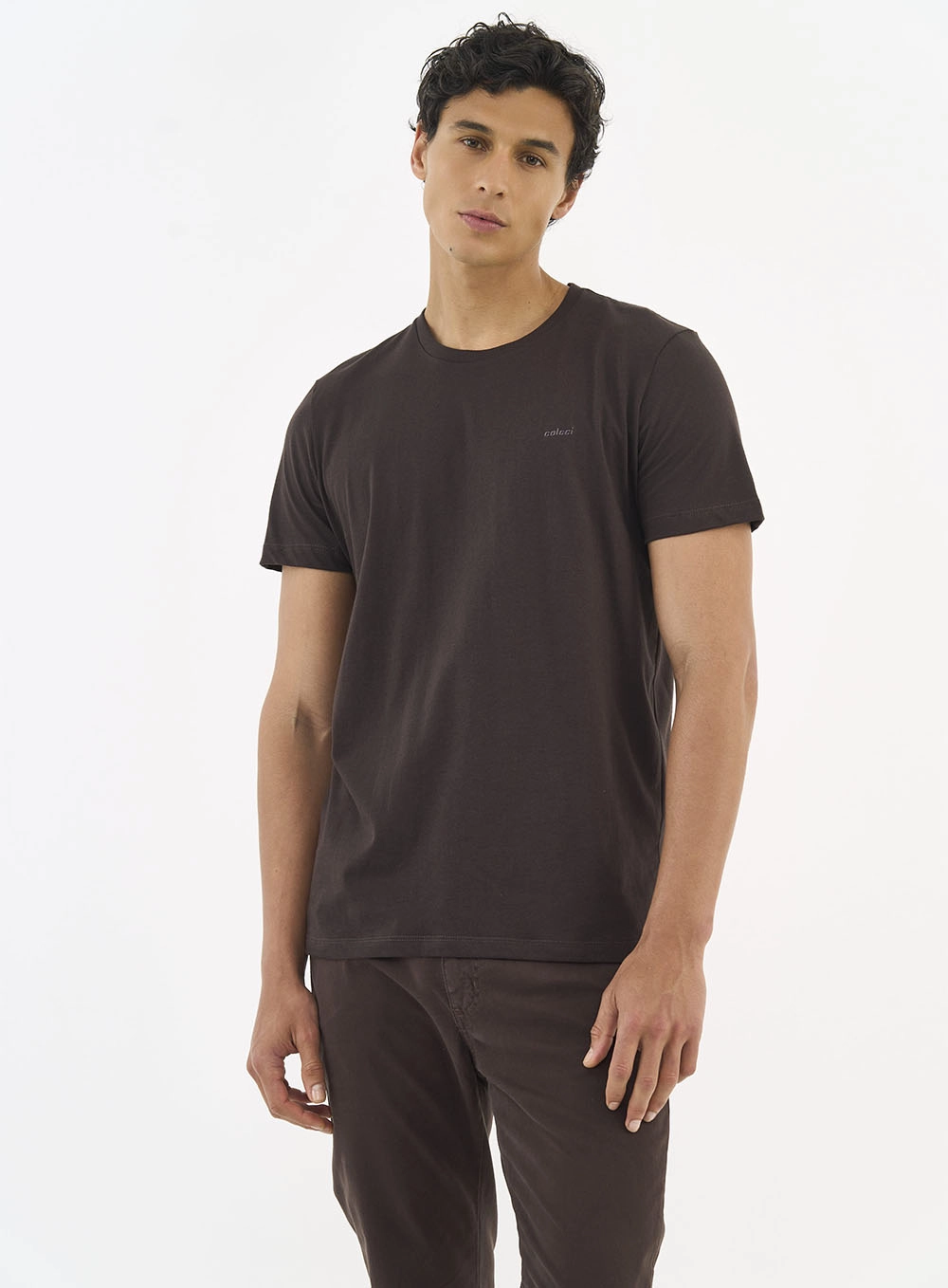 Camiseta Masculina Essential Marrom