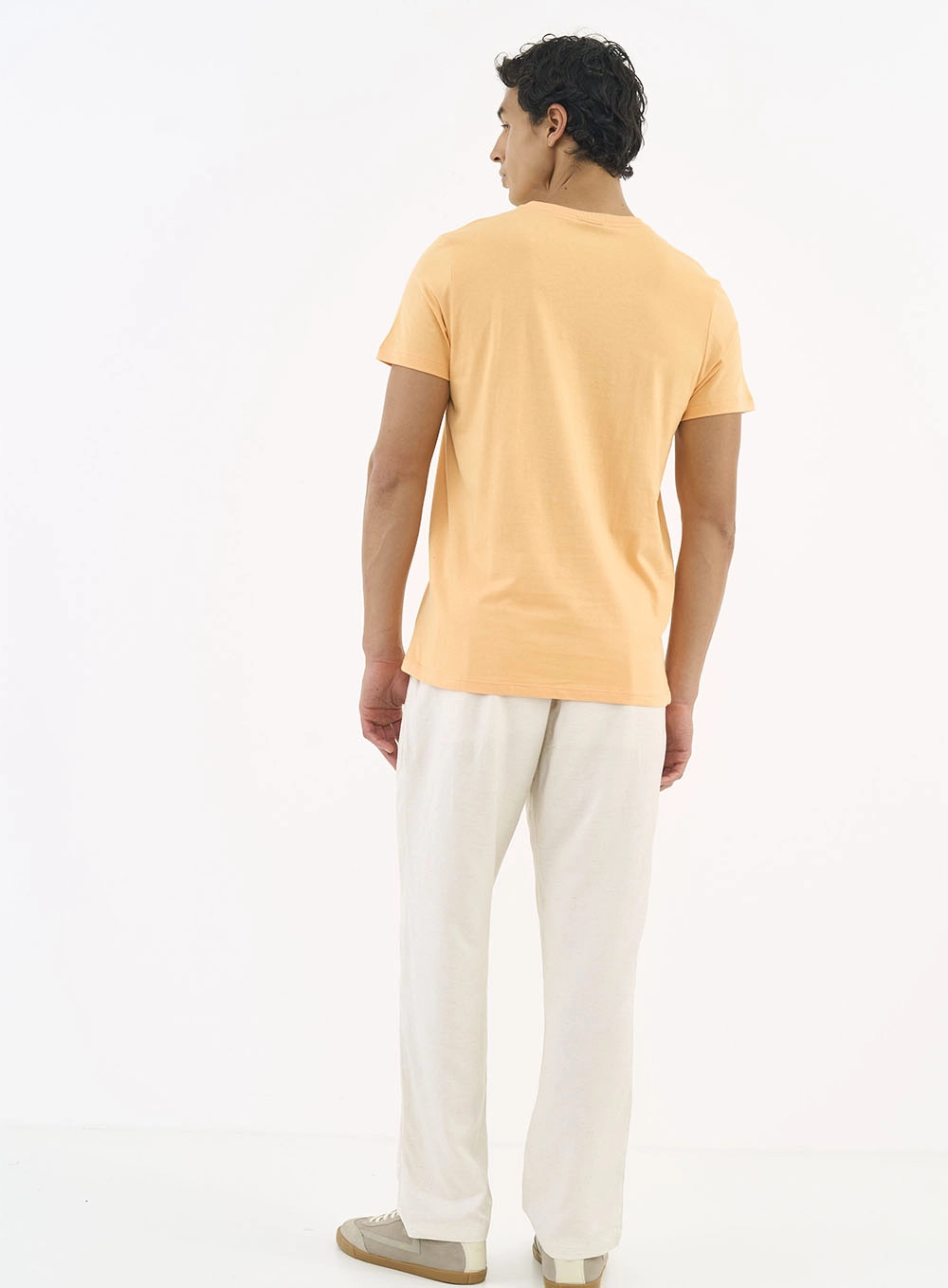 Camiseta Masculina Essential Laranja