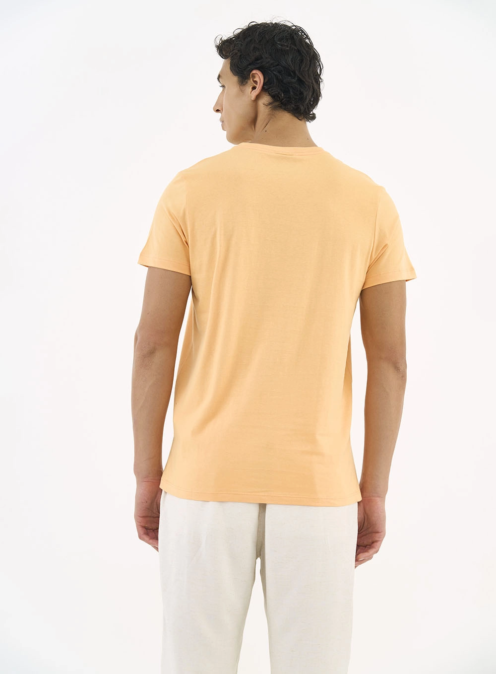 Camiseta Masculina Essential Laranja