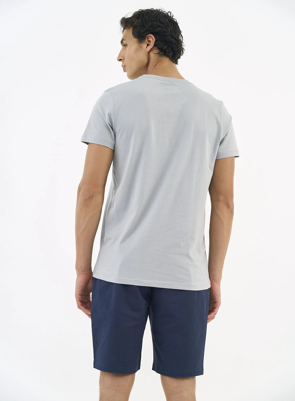 Camiseta Masculina Essential Cinza