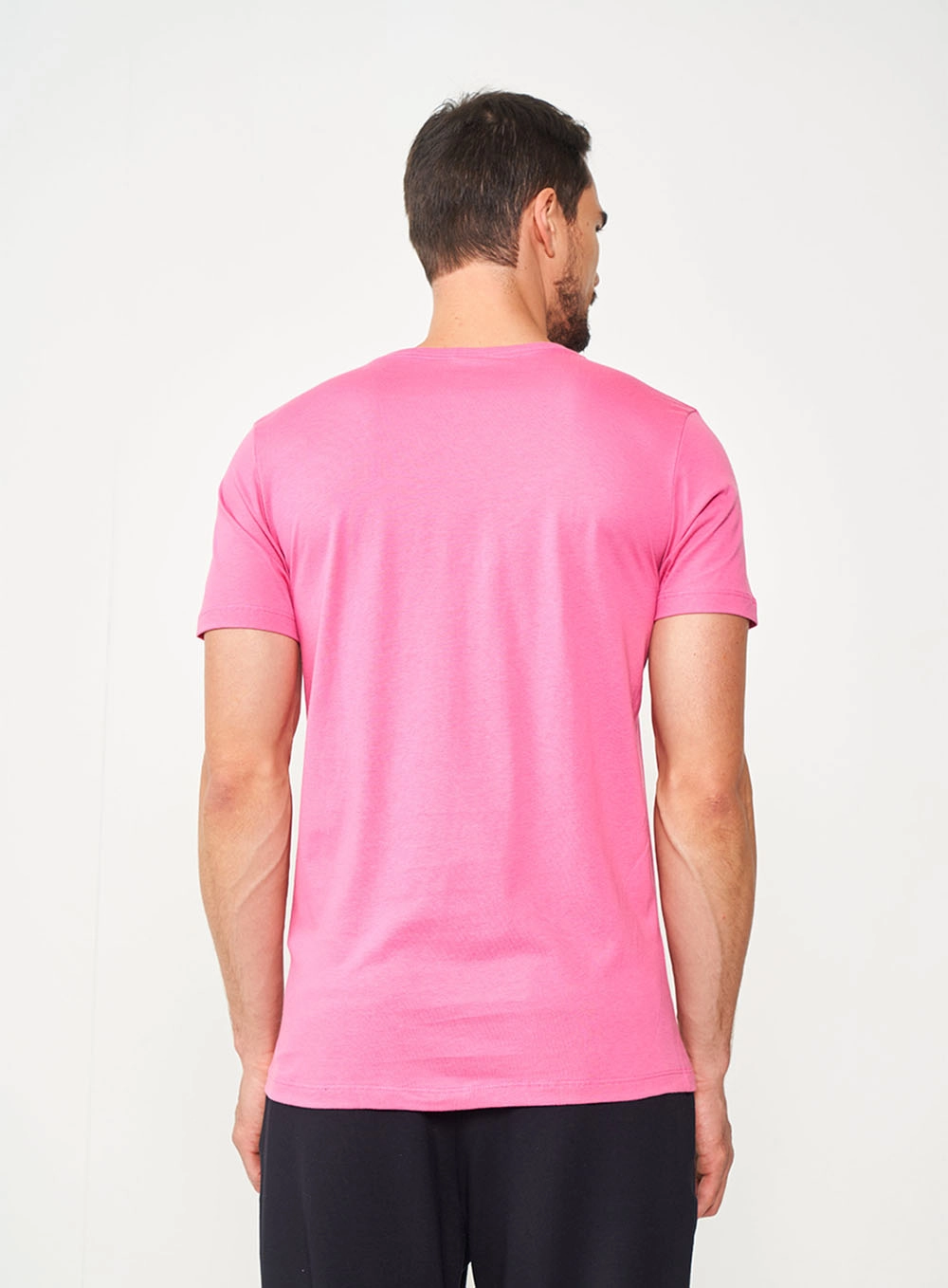 Camiseta Masculina Essential Rosa Hiller
