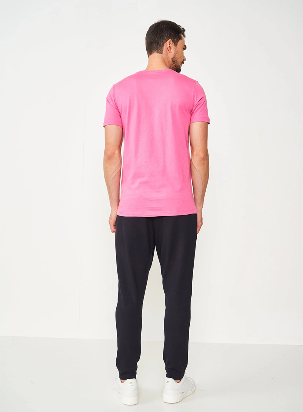 Camiseta Masculina Essential Rosa Hiller