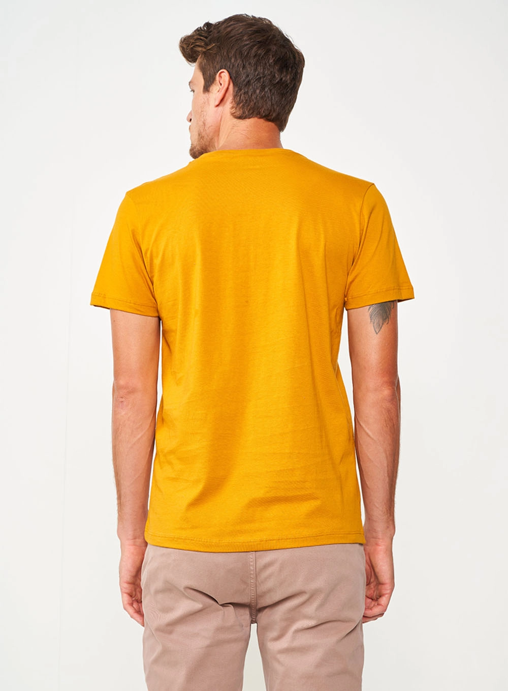 Camiseta Masculina Essential Amarelo