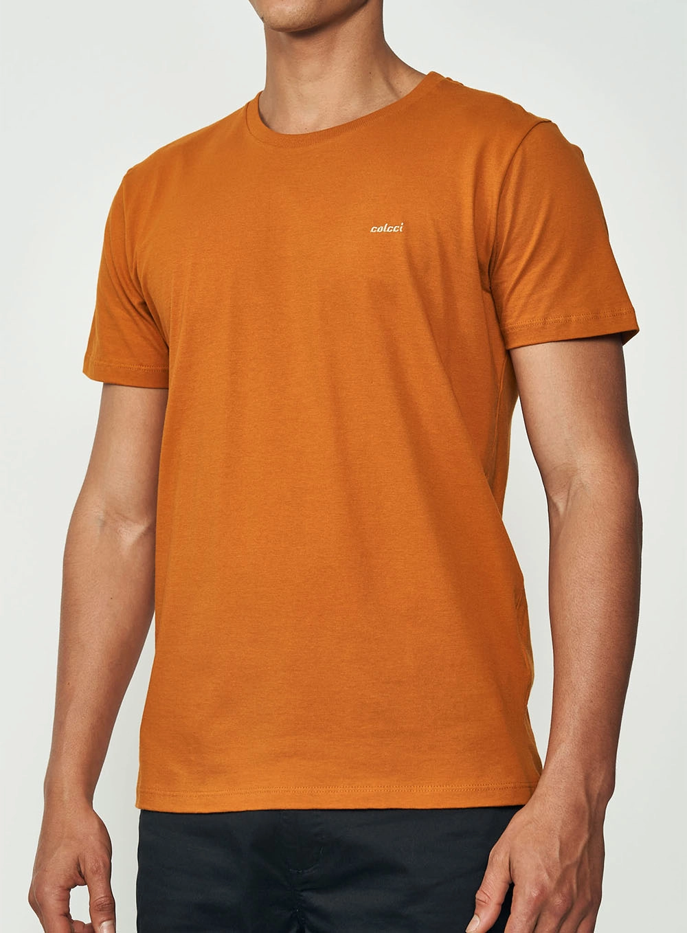 Camiseta Masculina Essential Amarelo Pumpkin