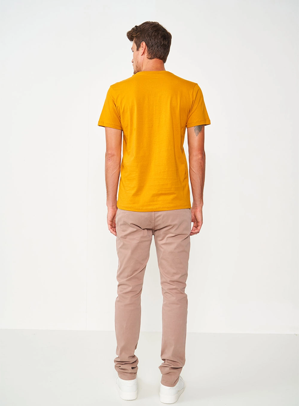 Camiseta Masculina Essential Amarelo