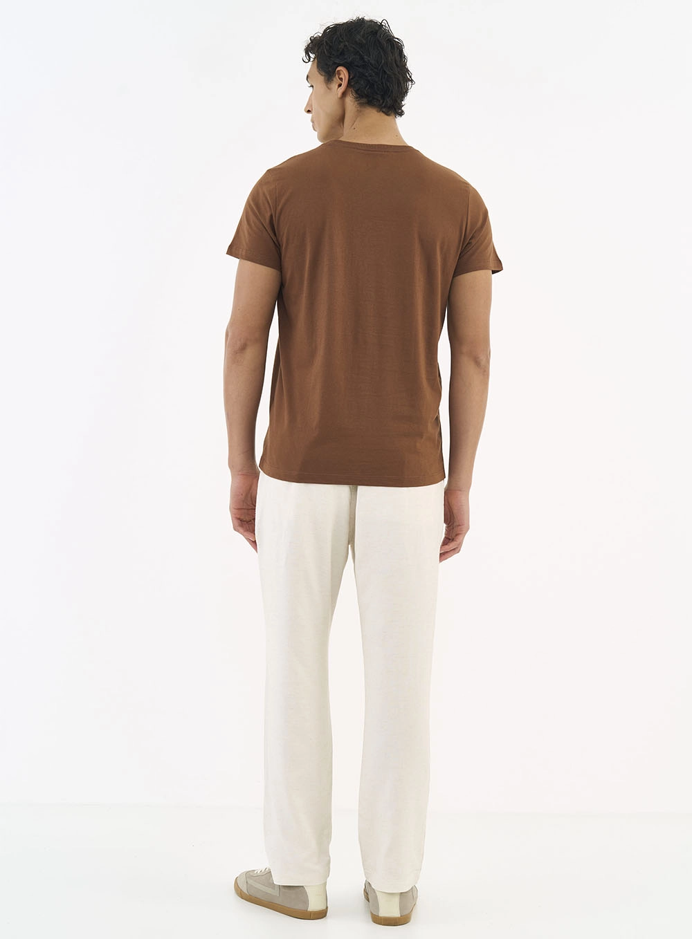 Camiseta Masculina Essential Marrom