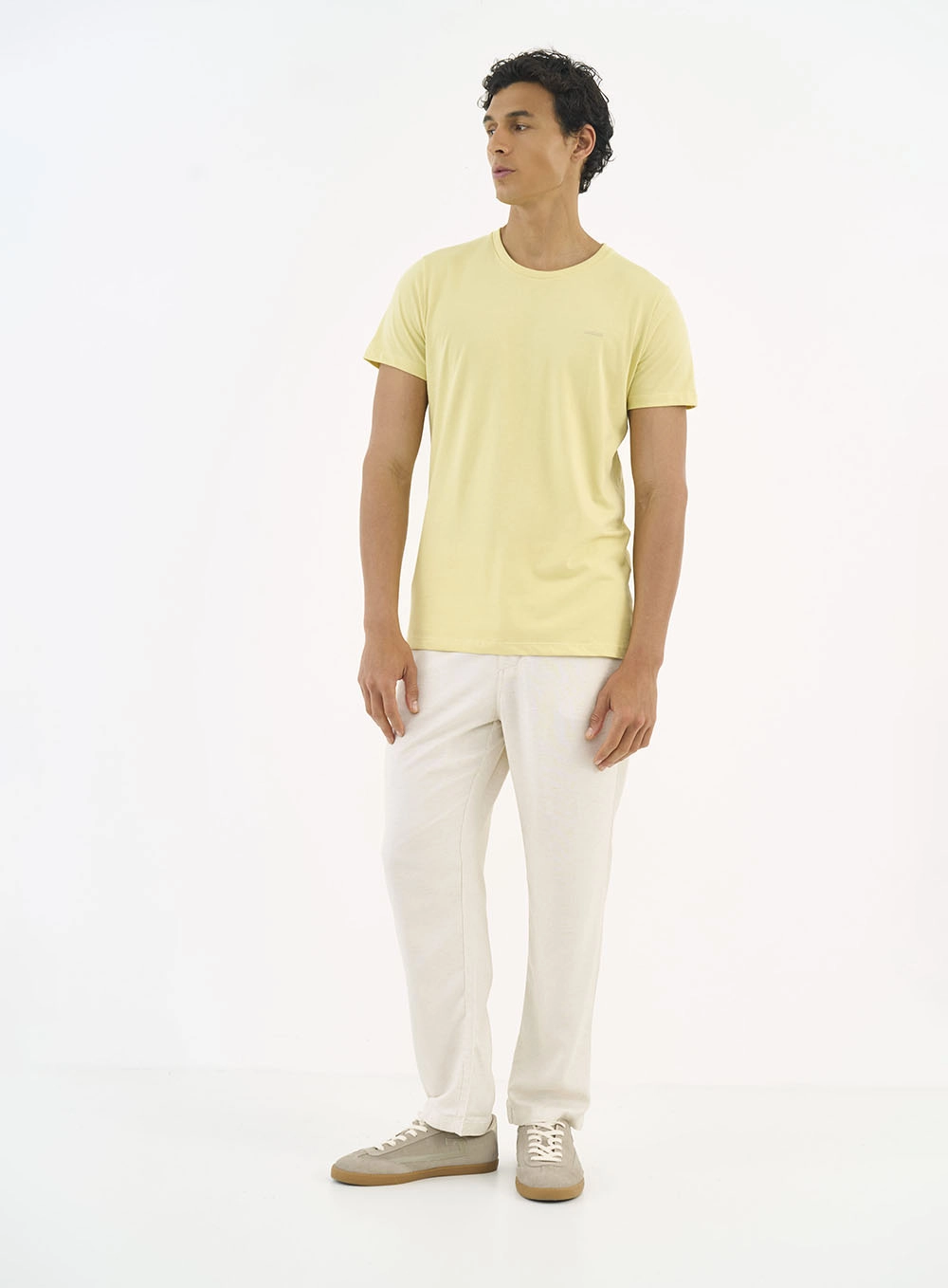 Camiseta Masculina Essential Amarelo