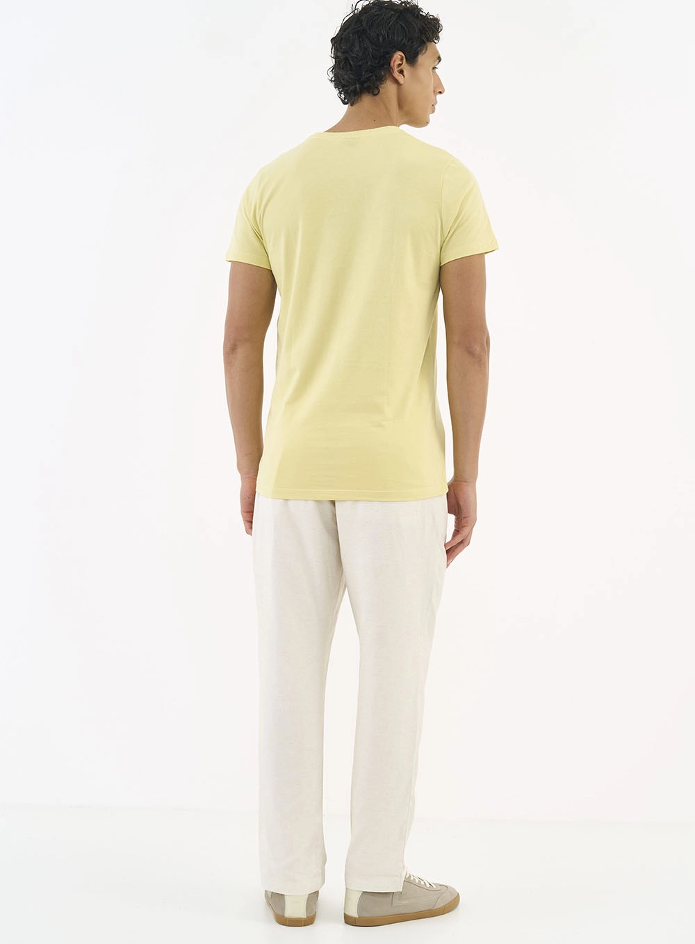 Camiseta Masculina Essential Amarelo