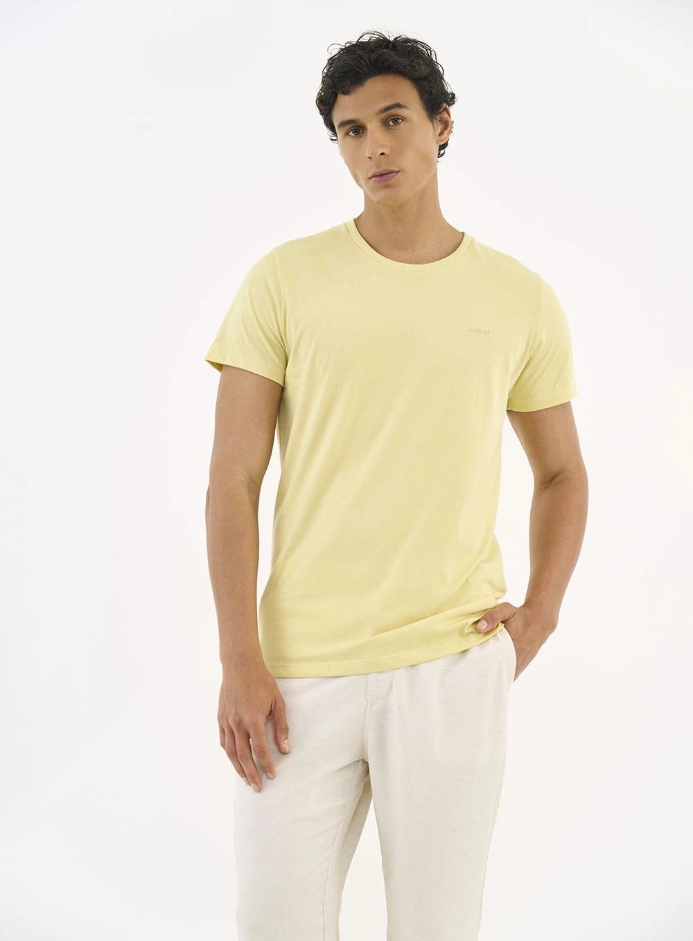 Camiseta Masculina Essential Amarelo