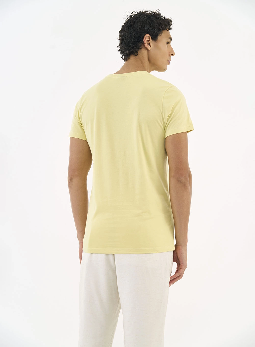Camiseta Masculina Essential Amarelo