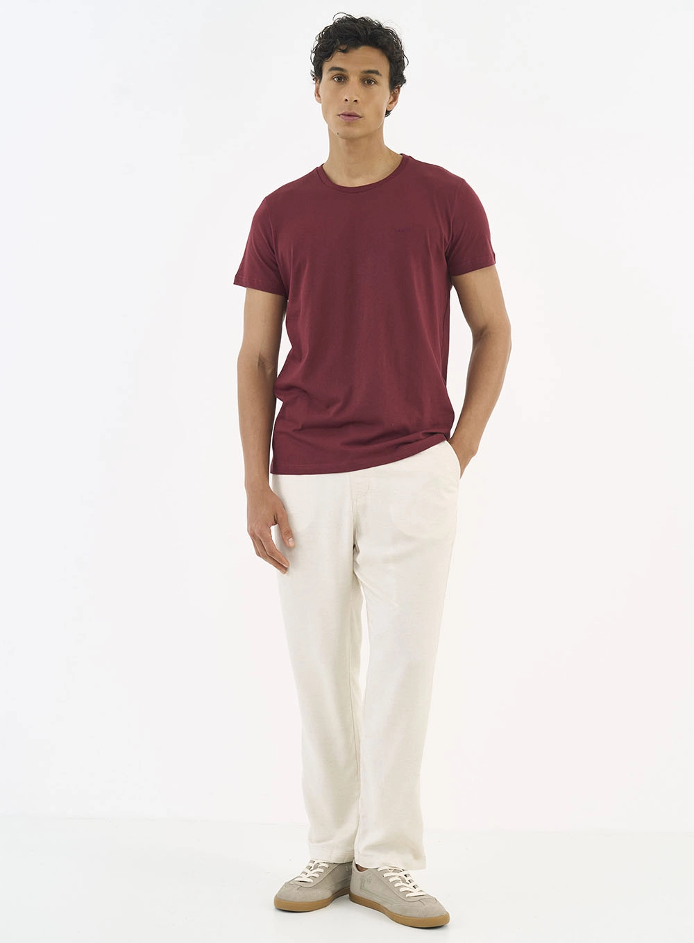 Camiseta Masculina Essential Bordô Sweet Berry