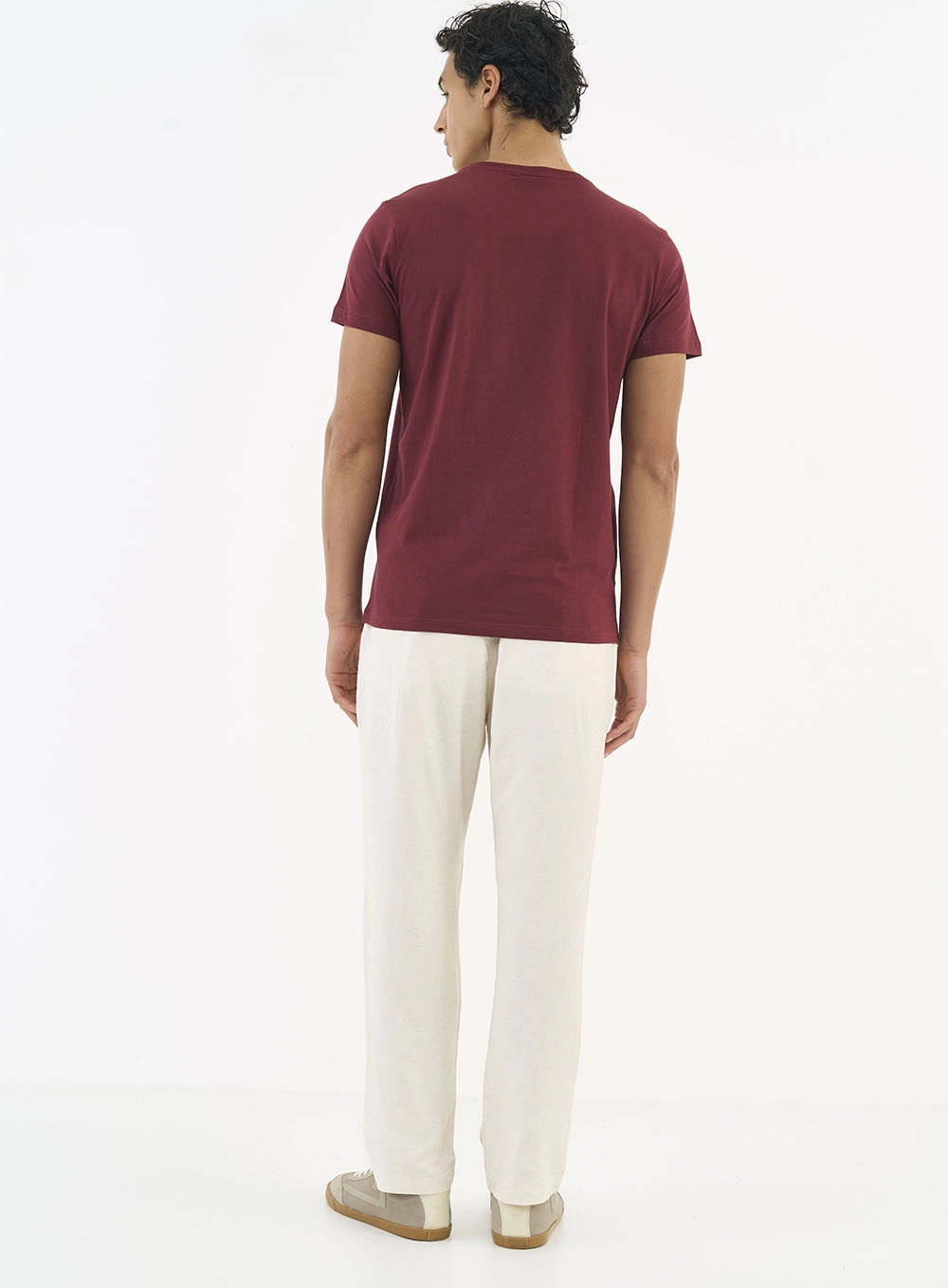 Camiseta Masculina Essential Bordô Sweet Berry