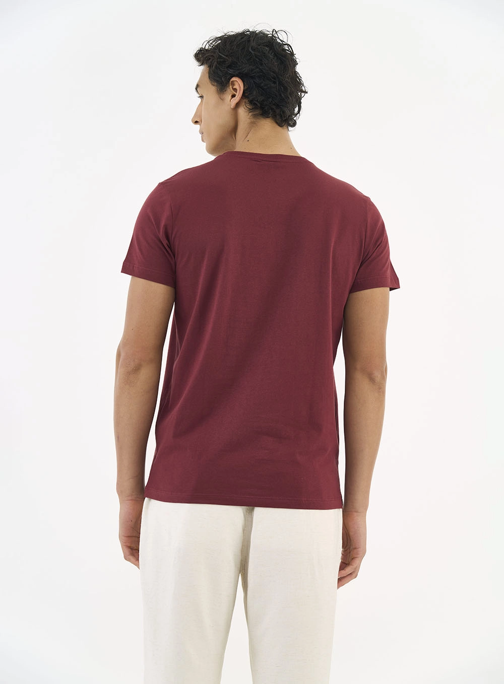 Camiseta Masculina Essential Bordô Sweet Berry