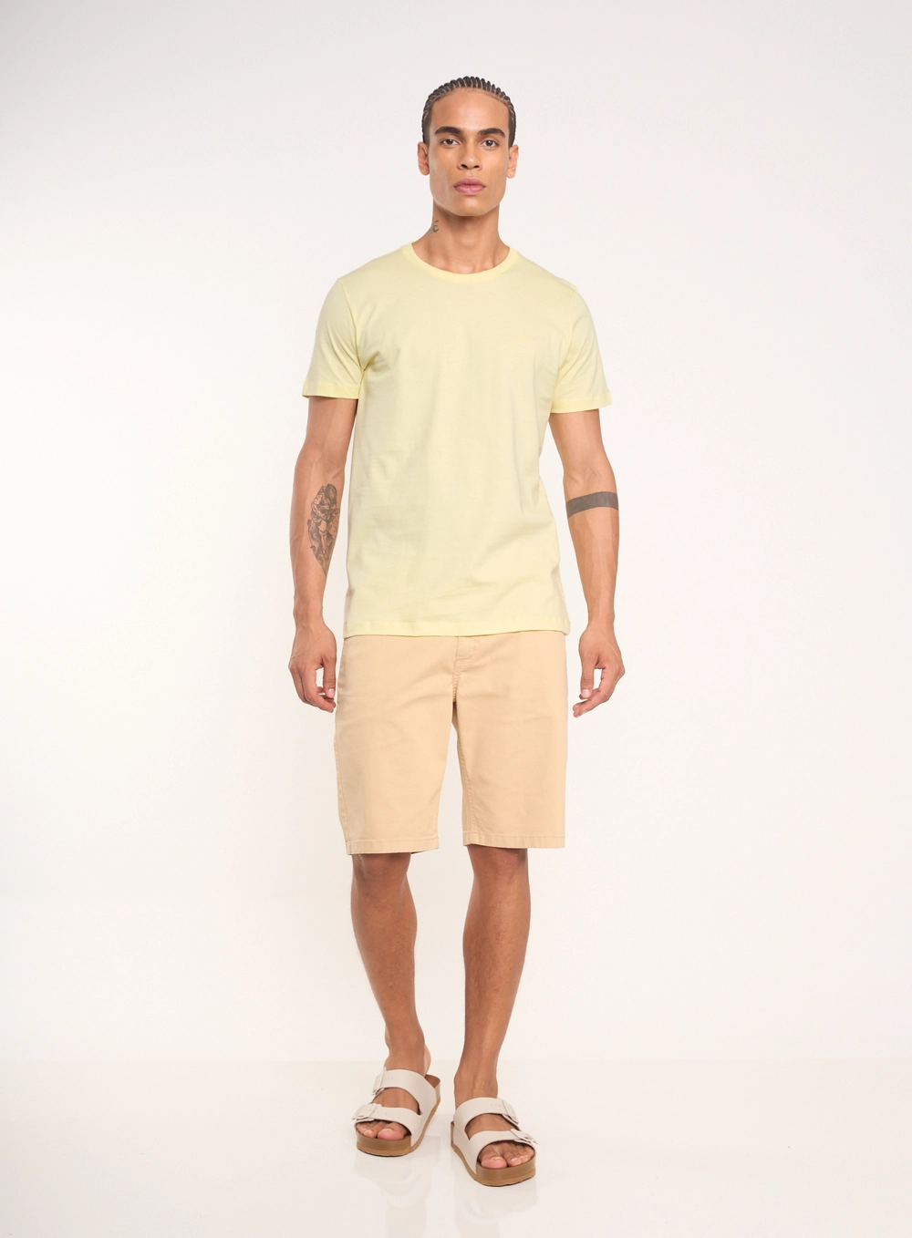 Camiseta Masculina Essential Amarelo